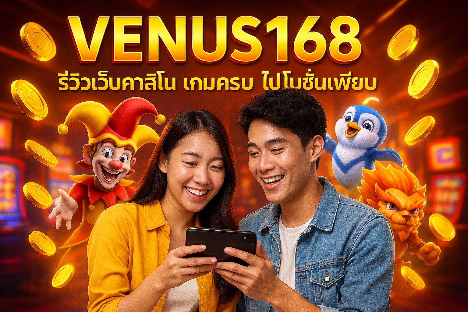 VENUS168 รีวิวเว็บคาสิโน เกมครบ โปรโมชั่นเพียบ