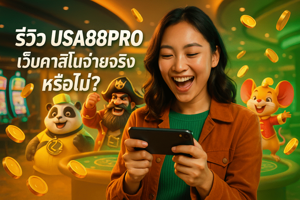 รีวิว USA88PRO เว็บคาสิโนจ่ายจริงหรือไม่?